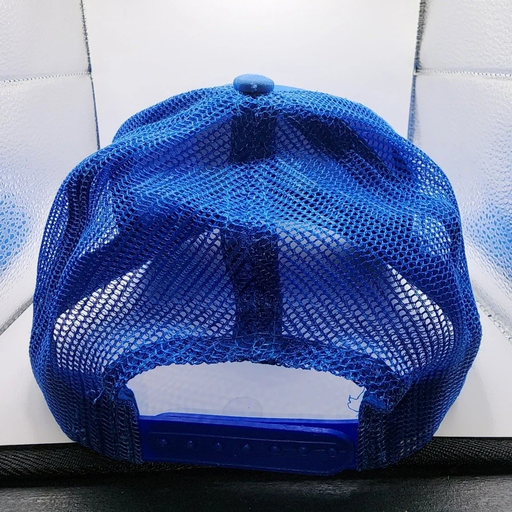 E-Flag Original‎ Wolves Howl Blue Trucker Hat Mesh Snapback CP3081 Mens Cap